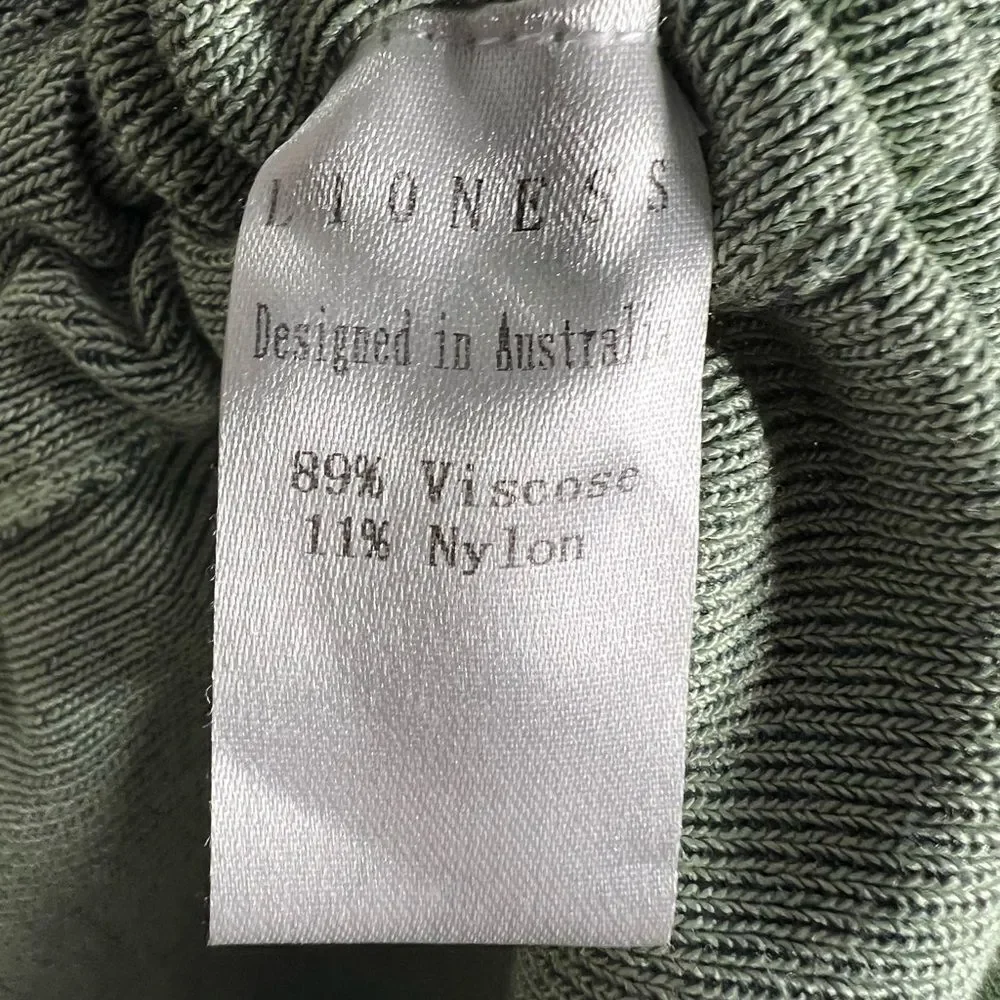 Lioness Military Minds Mini Dress - Sage Green Size XXS - Picture 10 of 15